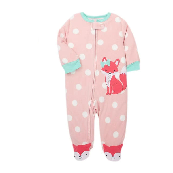 Cozy Animal Baby Rompers - Tiny Details